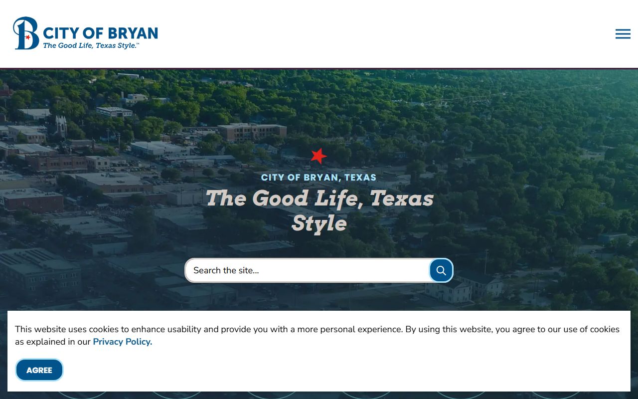 Bryan city portal for warrant records and municipal court services