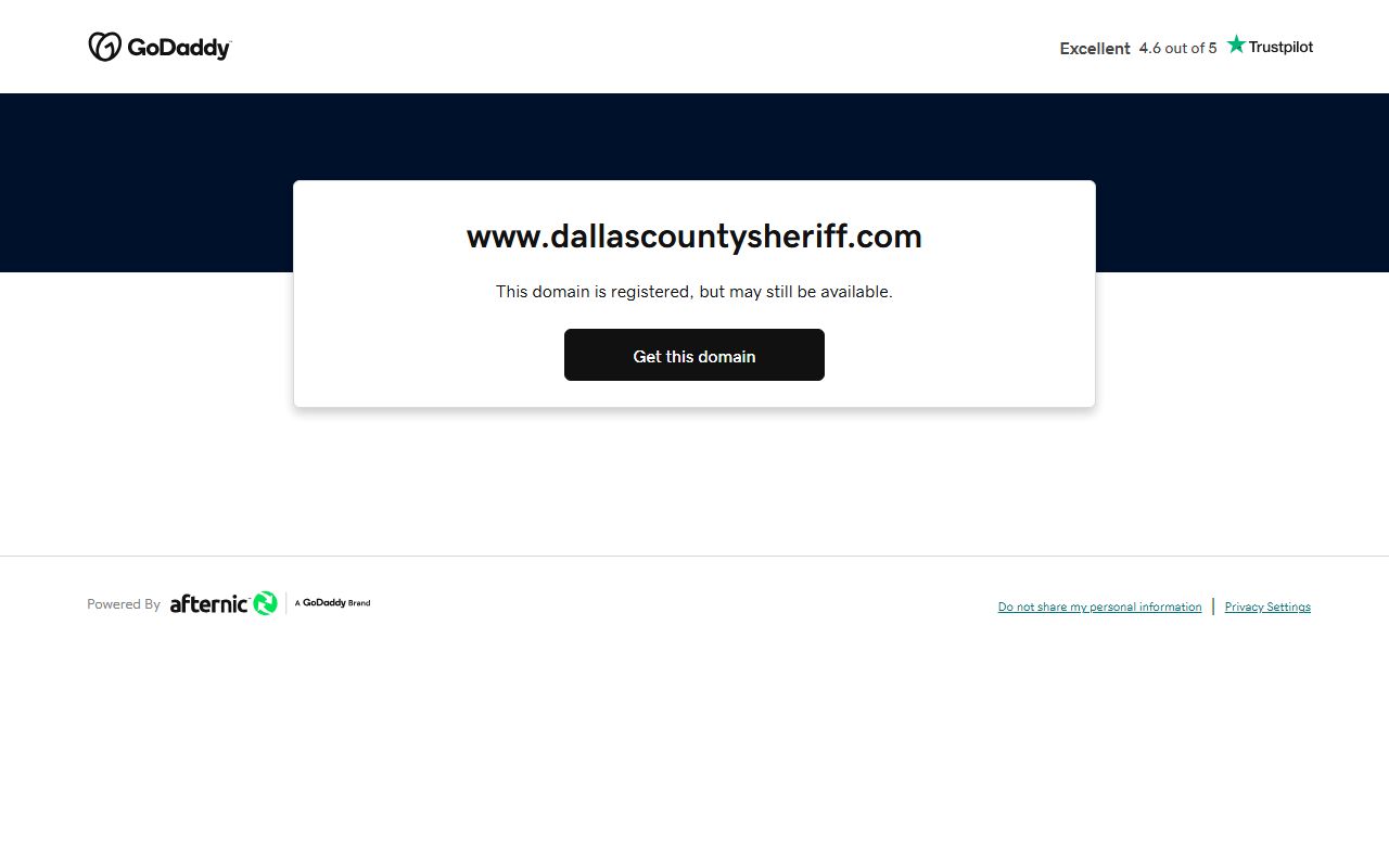Dallas County Sheriff warrant records website